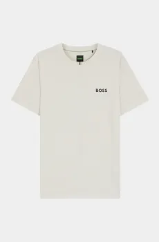 Мужская бежевая футболка Бежевый XL BOSS 10446