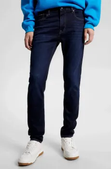 Мужские темно-синие джинсы SLIM BLEECKER PSTR TITAN INDIGO Синий 31-32 Tommy Hilfiger MW0MW33346
