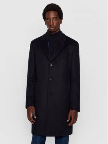 Boss Вовняне пальто Nye2 50438689 Cиній Regular Fit Boss Вовняне пальто Nye2 50438689 Cиній Regular Fit