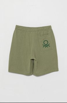 Детские хлопковые шорты United Colors of Benetton