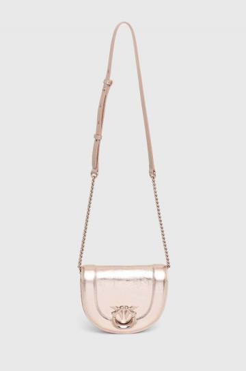 Кожаная сумочка Pinko цвет розовый 101969 A1JG Кожаная сумочка Pinko цвет розовый 101969 A1JG