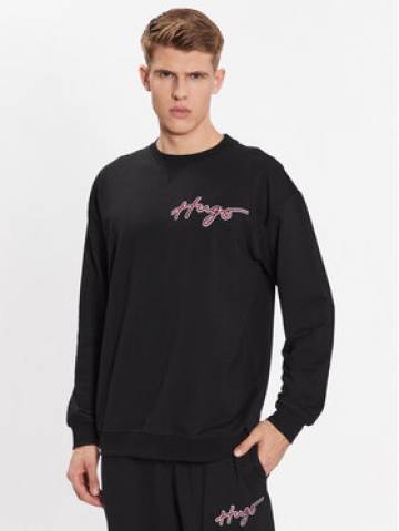 Hugo Світшот Varsity 50490313 Чорний Relaxed Fit Hugo Світшот Varsity 50490313 Чорний Relaxed Fit