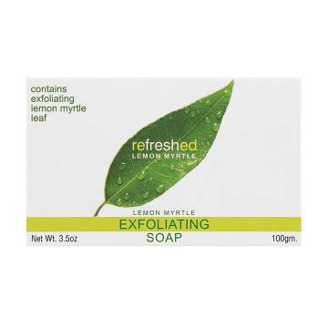 Отшелушивающее натуральное мыло Tea Tree Therapy Refreshed Lemon Myrtle на растительной основе с маслом лимонного мирта, 100 г Отшелушивающее натуральное мыло Tea Tree Therapy Refreshed Lemon Myrtle на растительной основе с маслом лимонного мирта, 100 г