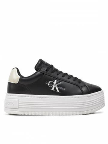 Calvin Klein Jeans Снікерcи Bold Platf Low Lace Lth Ml Mtl YW0YW01516 Чорний Calvin Klein Jeans Снікерcи Bold Platf Low Lace Lth Ml Mtl YW0YW01516 Чорний