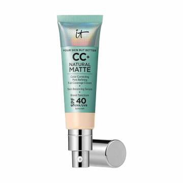 СС-крем для лица It Cosmetics Your Skin But Better CC+ Natural Matte SPF 40, Fair Warm, 32 мл СС-крем для лица It Cosmetics Your Skin But Better CC+ Natural Matte SPF 40, Fair Warm, 32 мл