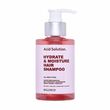 Кислотный шампунь для глубокого увлажнения кожи головы и волос Hollyskin Acid Solution Hydrate & Moisture Hair Shampoo, 200 мл Кислотный шампунь для глубокого увлажнения кожи головы и волос Hollyskin Acid Solution Hydrate & Moisture Hair Shampoo, 200 мл