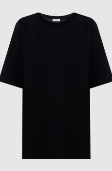 Черный топ Rubin из шелка