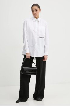 Хлопковая рубашка Karl Lagerfeld Jeans