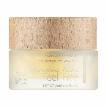 Крем для кожи вокруг глаз Feel Free Glowing Eye Contour Gel с гиалуроновой кислотой, 30 мл Крем для кожи вокруг глаз Feel Free Glowing Eye Contour Gel с гиалуроновой кислотой, 30 мл