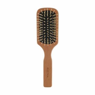 Щетка для волос Alcina Paddle Brush с деревянными зубчиками, 1 шт Щетка для волос Alcina Paddle Brush с деревянными зубчиками, 1 шт
