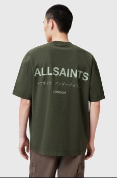 Хлопковая футболка AllSaints UNDERGROUND