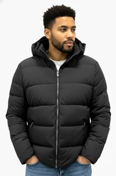 Черная демисезонная куртка AS-126-nordis-black