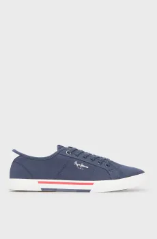 Мужские темно-синие кеды BRADY MEN BASIC Синий 45 Pepe Jeans PMS30816