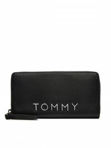 Tommy Jeans Великий жіночий гаманець AW0AW16485 Чорний Tommy Jeans Великий жіночий гаманець AW0AW16485 Чорний