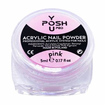 Акриловая пудра для ногтей You Posh Acrylic Nail Powder, Pink, 5 мл Акриловая пудра для ногтей You Posh Acrylic Nail Powder, Pink, 5 мл