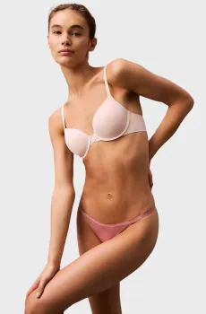 Женские розовые трусики STRING THONG (LOW-RISE) Розовый XS Calvin Klein 000QD5122E