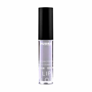 Блеск для губ Pudra Cosmetics High Shine Lip Gloss с протеинами шелка та провитамином B5, 01 Clear, 2.5 г Блеск для губ Pudra Cosmetics High Shine Lip Gloss с протеинами шелка та провитамином B5, 01 Clear, 2.5 г