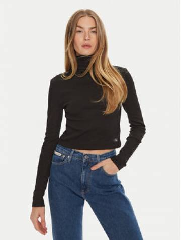 Calvin Klein Jeans Гольф J20J224196 Чорний Regular Fit Calvin Klein Jeans Гольф J20J224196 Чорний Regular Fit