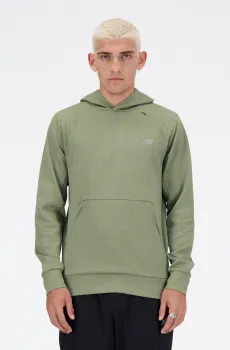 Мужские хаки худи Tech Knit Зеленый M New Balance MT41139DEK