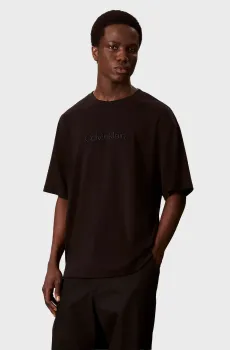 Мужская черная футболка A - Rel Fashion Logo Черный L Calvin Klein LV04LC206G