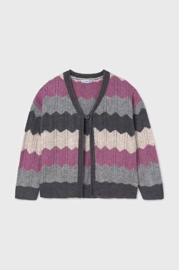 Детский кардиган Mayoral цвет фиолетовый 7314