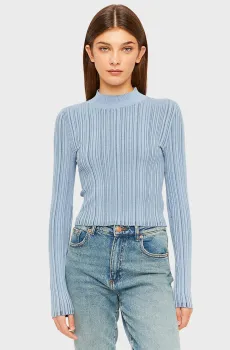 Женский голубой гольф Голубой S Tally Weijl SPUVIJORDY