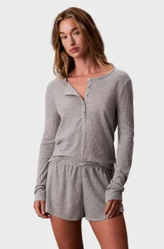 Женские серые шорты TISSUE Серый L Calvin Klein LV00QS7530