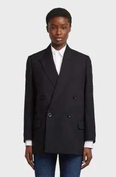 Женский черный шерстяной жакет Double Черный XS G-Star RAW D27131,E200