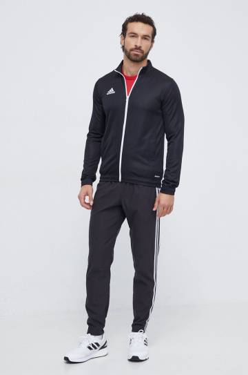 Кофта для тренинга adidas Performance Entrada 22 цвет чёрный однотонная Кофта для тренинга adidas Performance Entrada 22 цвет чёрный однотонная