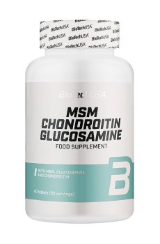 Комплекс для суставов и связок BioTechUSA MSM Chondroitin Glucosamine, 60 таблеток