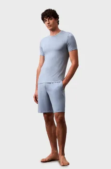 Мужские голубые шорты MODAL SLEEP SHORT Голубой S Calvin Klein LV00NM2824