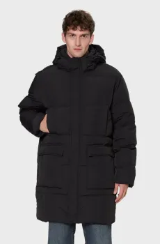 Мужской черный пуховик Черный L PRPY PMOUTSKF0022