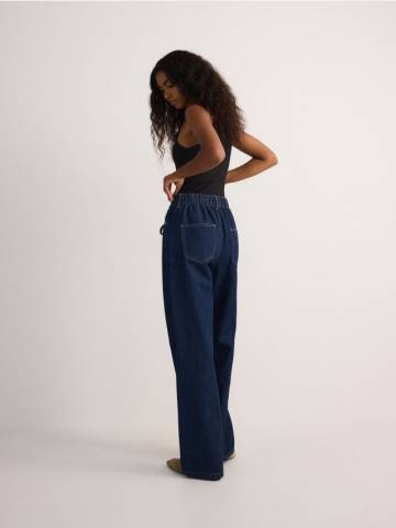 Reserved - LADIES` JEANS TROUSERS - темно-синій - YT347-59J Reserved - LADIES` JEANS TROUSERS - темно-синій - YT347-59J