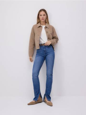 Reserved - Джинси slim з високою посадкою - темно-синій - 949AX-59J Reserved - Джинси slim з високою посадкою - темно-синій - 949AX-59J