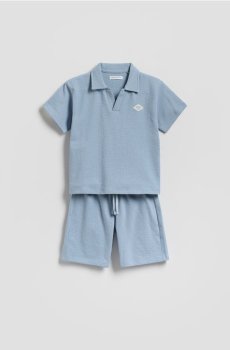 Reserved - Бавовняний комплект - світло-блакитний - 681HN-50X