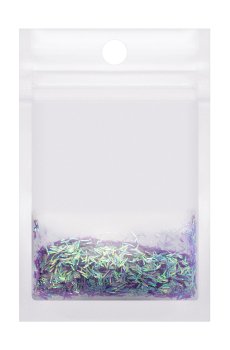 Стружка-соломка для декора ногтей Nails Molekula Professional 06 Сиреневый голографик (ML1162)
