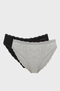 Женские трусики (2 шт) Разноцветный XL Calvin Klein LV00QF9125