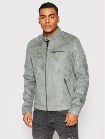 Jack&Jones Куртка зі штучної шкіри Rocky 12147218 Сірий Regular Fit Jack&Jones Куртка зі штучної шкіри Rocky 12147218 Сірий Regular Fit