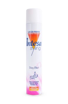 Уценка! Лак для волос с эффектом блеска Intesa Styling Shiny Effect сильной фиксации, 500 мл