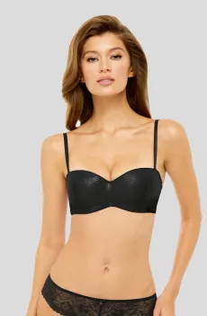 Женский черный бюстгальтер Черный 85C MARC&ANDRE W20-0613-BNM-LY