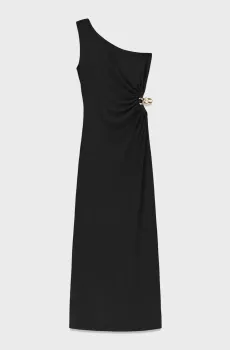 Женское черное платье Черный L Guess W6BK09.K6012;JBLK