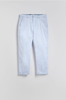 Reserved - Бавовняні штани чінос слім - блідо-блакитний - 5945L-05X