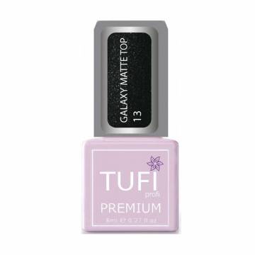 Топ для гель-лака Tufi profi Premium Galaxy Matte Top 13 Сириус, 8 мл Топ для гель-лака Tufi profi Premium Galaxy Matte Top 13 Сириус, 8 мл