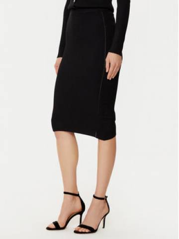 Guess Спідниця-міді W5RD15 Z2V62 Чорний Slim Fit Guess Спідниця-міді W5RD15 Z2V62 Чорний Slim Fit