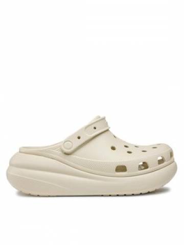 Crocs Шльопанці Classic Crush Clog 207521 Бежевий Crocs Шльопанці Classic Crush Clog 207521 Бежевий