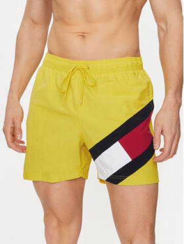 Tommy Hilfiger Шорти для плавання UM0UM02048 Жовтий Slim Fit Tommy Hilfiger Шорти для плавання UM0UM02048 Жовтий Slim Fit