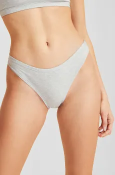 Женские светло-серые трусики-слипы COTON 360 Серый L Etam 6524552