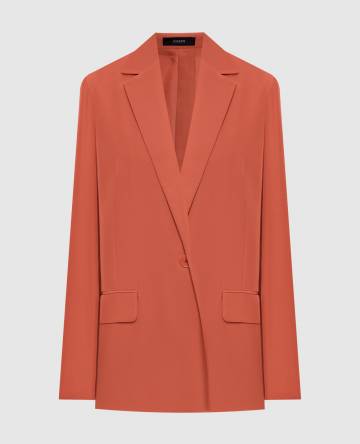 Оранжевый жакет Mela с шелком Оранжевый жакет Mela с шелком
