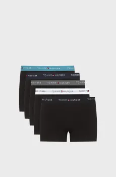 Мужские черные боксеры (5 шт) TRUNK Черный XL Tommy Hilfiger UM0UM03061