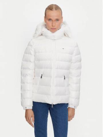 Tommy Jeans Пуховик DW0DW19926 Білий Regular Fit Tommy Jeans Пуховик DW0DW19926 Білий Regular Fit